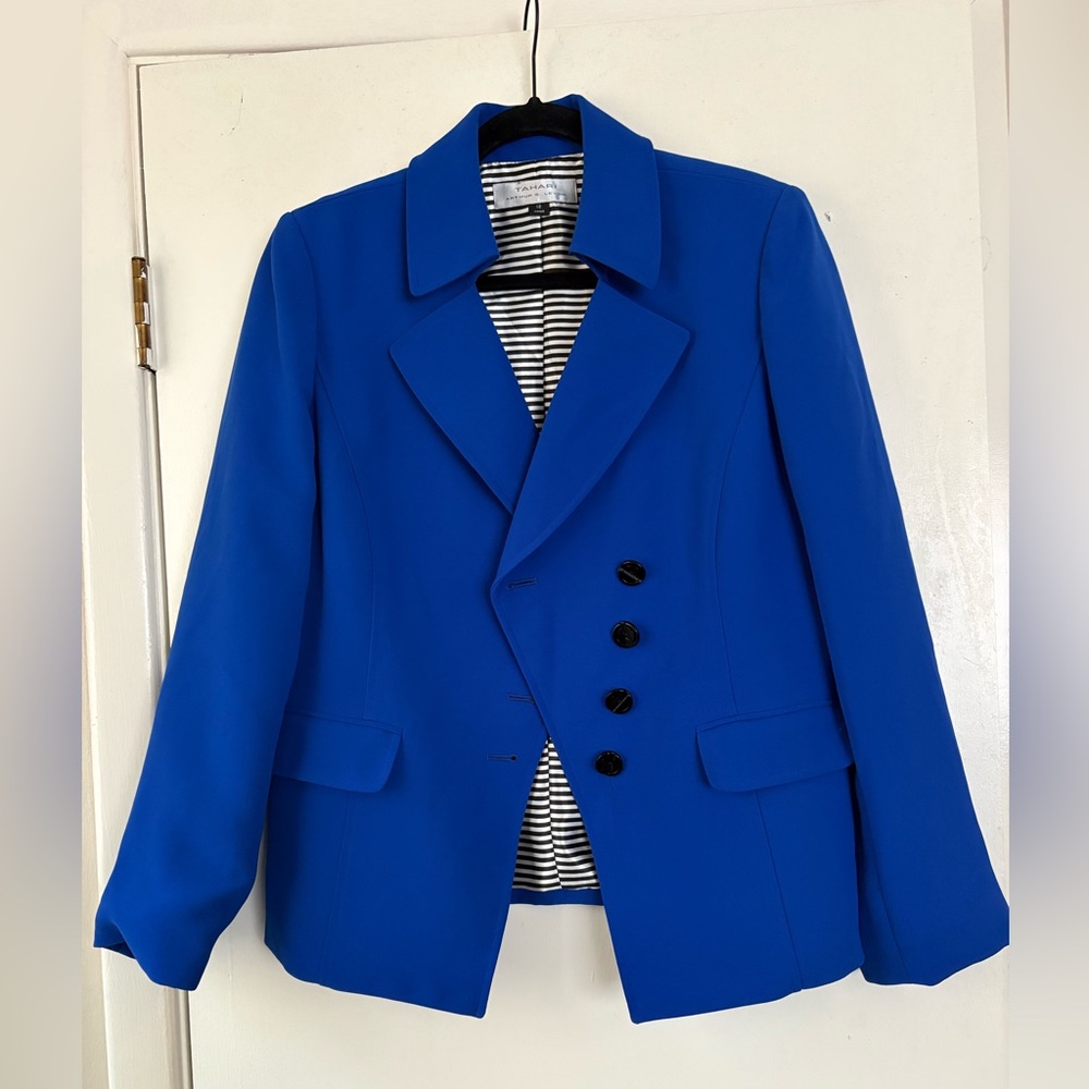 Tahari Royal Blue Women's Jacket